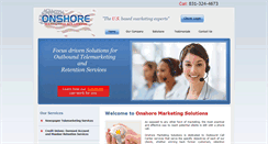 Desktop Screenshot of onshoremarketingsolutions.com